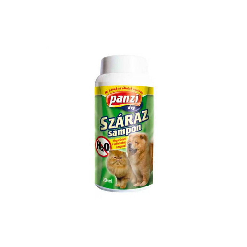 PANZI SZÁRAZ SAMPON KUTYÁK ÉS MACSKÁK SZÁMÁRA - 200ML