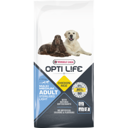 ADULT STERILISED/LIGHT MEDIUM & MAXI – 12,5KG