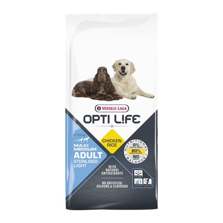 ADULT STERILISED/LIGHT MEDIUM & MAXI – 12,5KG