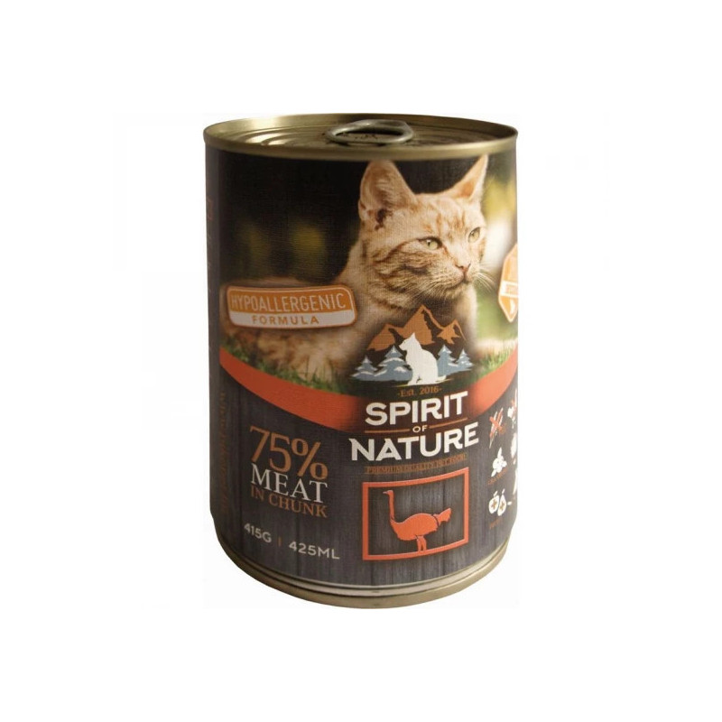 SPIRIT OF NATURE CAT KONZERV STRUCCHÚSSAL - 415g