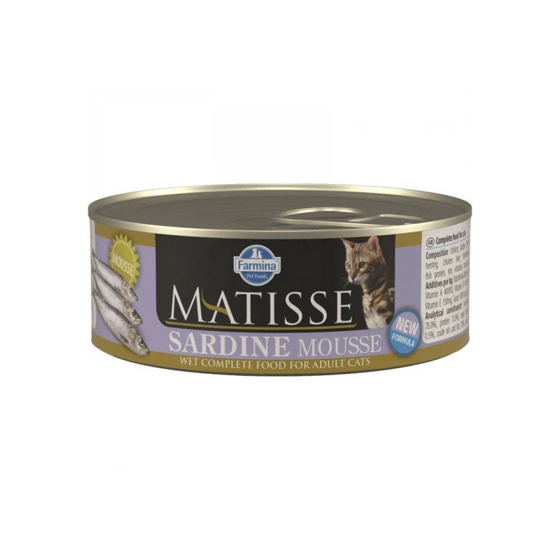 MATISSE CAT KONZERV MOUSSE SZARDÍNIA - 85g