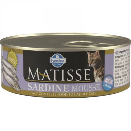 MATISSE CAT KONZERV MOUSSE SZARDÍNIA - 85g