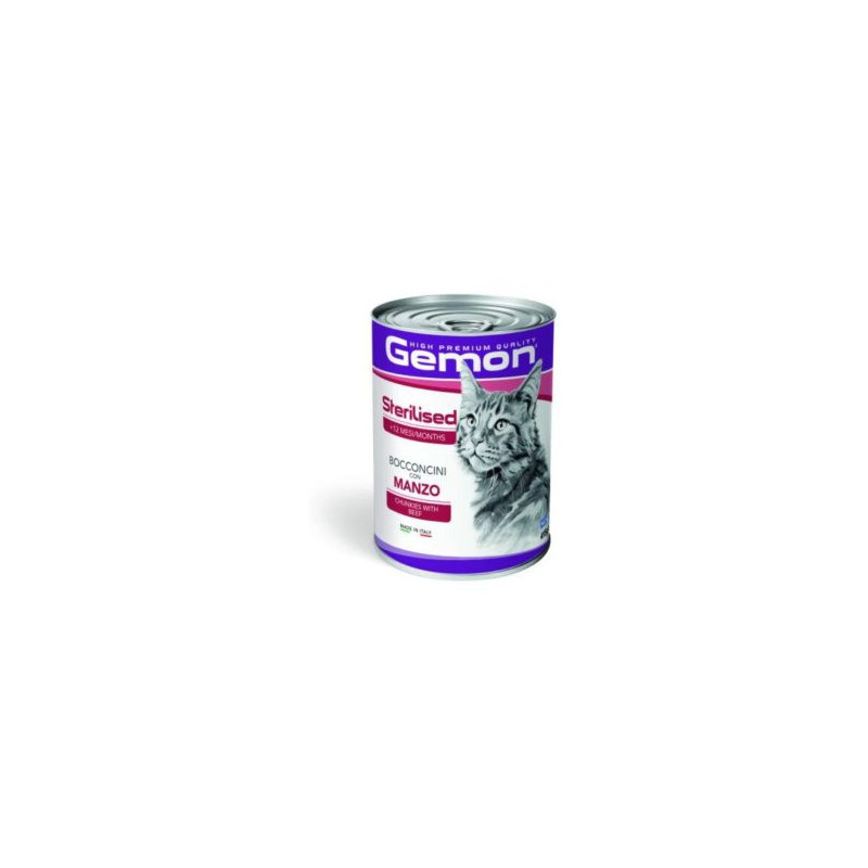 GEMON CAT ADULT STERIL MACSKAKONZERV - MARHA 415g