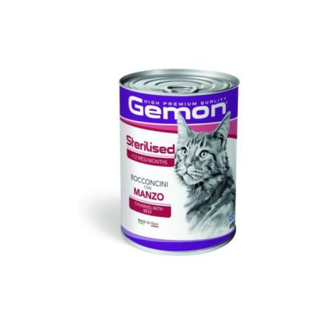 GEMON CAT ADULT STERIL MACSKAKONZERV - MARHA 415g