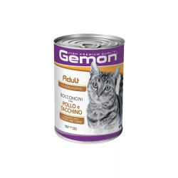 GEMON CAT ADULT MACSKA KONZERV (CSIRKE ÉS PULYKA) – 415g