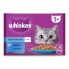 WHISKAS® ALUTASAKOS ELEDEL HALAS VÁLOGATÁS ASZPIKBAN 4X85g