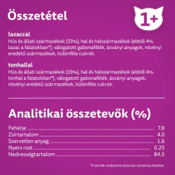 WHISKAS® ALUTASAKOS ELEDEL HALAS VÁLOGATÁS ASZPIKBAN 4X85g