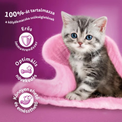 WHISKAS JUNIOR CLASSIC NEDVES CICATÁP MARHAHÚSOS ÉS CSIRKÉS MÁRTÁSSAL - 4X85g