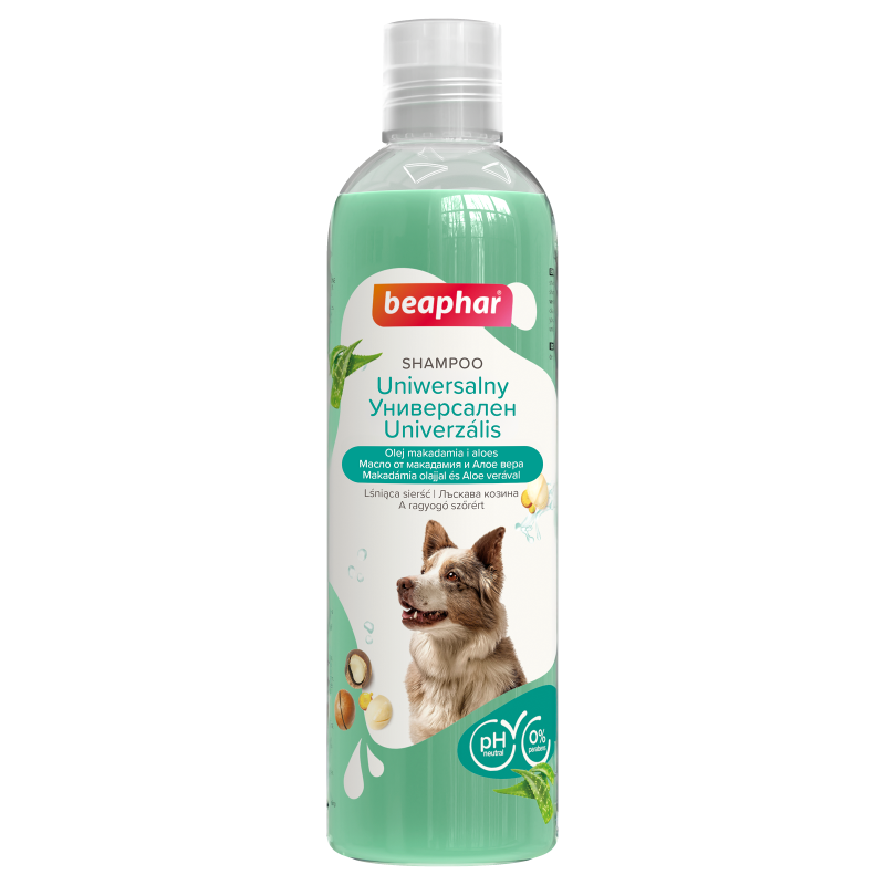 UNIVERZÁLIS SAMPON KUTYÁKNAK MAKADÁMIA OLAJJAL – 250ml