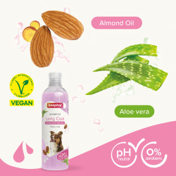 FILCBONTÓ SAMPON HOSSZÚ SZŐRŰ KUTYÁKNAK MANDULA OLAJJAL ÉS ALOE VERÁVAL – 250ml