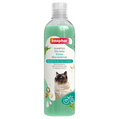 SAMPON MACSKÁKNAK, MAKADÁMIA OLAJJAL ÉS ALOE VERÁVAL - 250ml