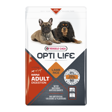 Opti Life Adult Digestion Mini - 7,5KG