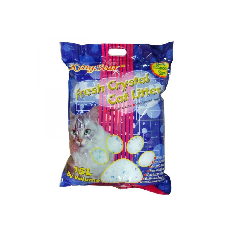 KINGSTAR ILLATMENTES SZILIKA MACSKAALOM - 16L (6,4KG)