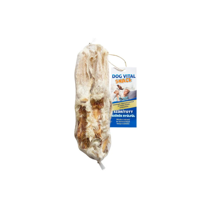 DOG VITAL SZŐRÖS NYÚLFÜL -  7db