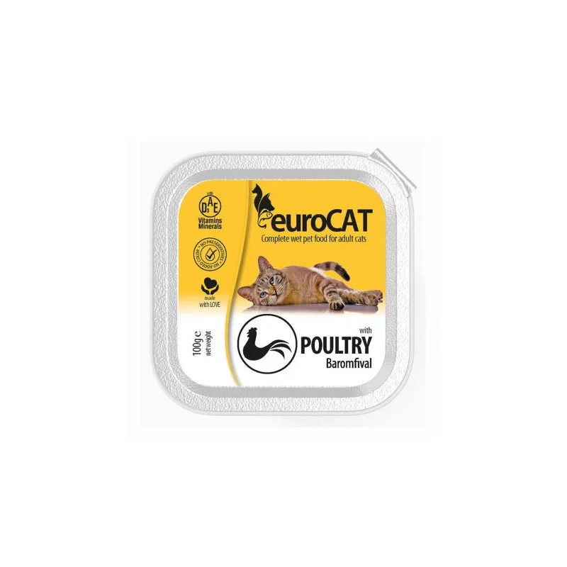 EURO CAT ALUTÁLKA – BAROMFI - 100G