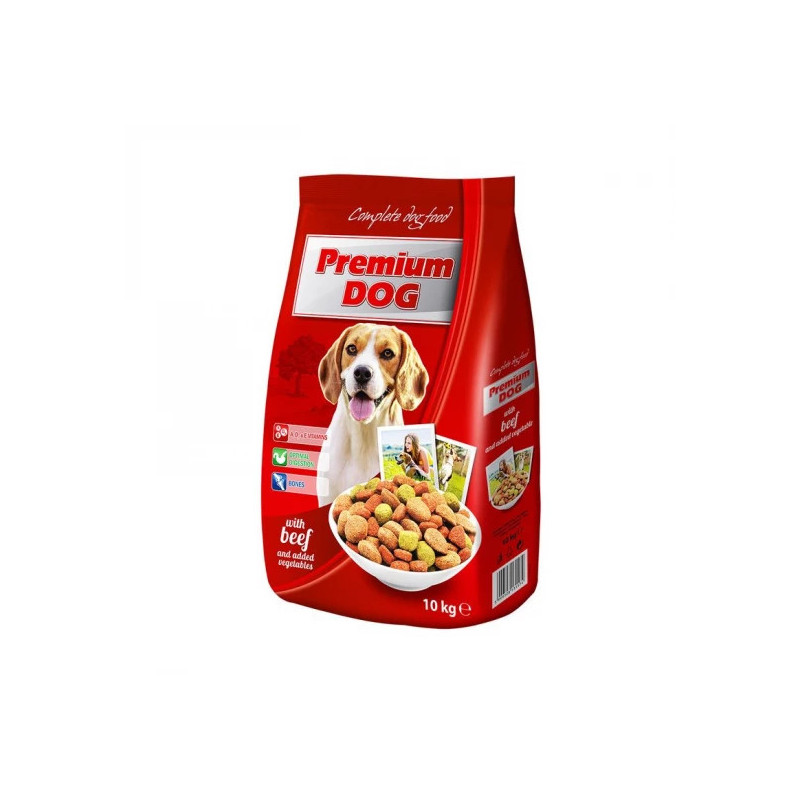 Premium Dog - Marha & Zöldség 10kg