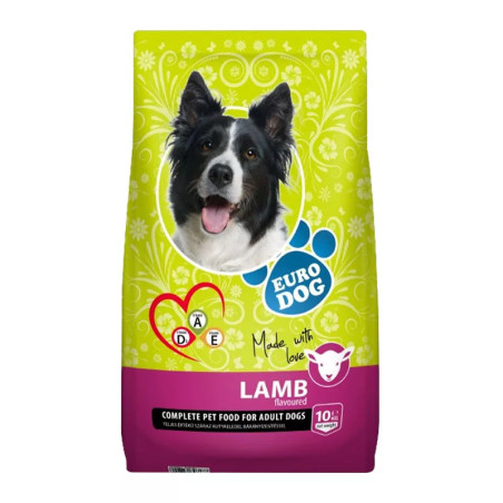 Euro Dog Bárányos száraz kutyatáp - 10kg