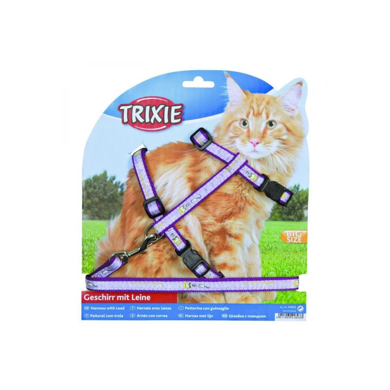 TRIXIE HÁM ÉS PÓRÁZ XL MACSKÁNAK MINTÁS 34-57CM/13MM 1,2M