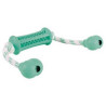 TRIXIE JÁTÉK GUMI DENTA FUN RÚD KÖTÉLLEL 9CM/37CM